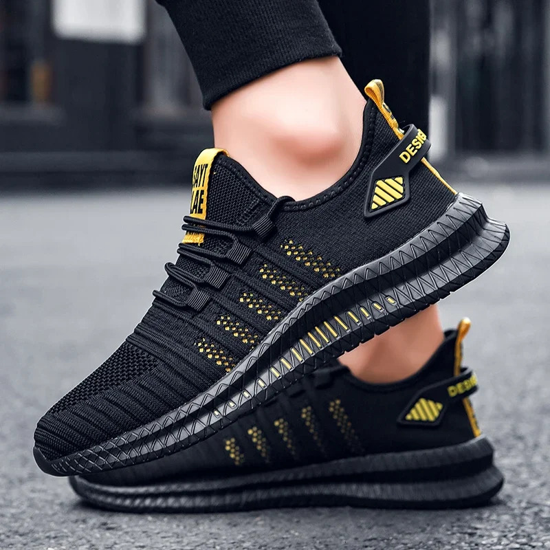 Big Size 47 Shoes Men Lightweight Breathable Running Walking Male Footwear Lace-up Adult Sneakers Zapatillas De Deporte 240708