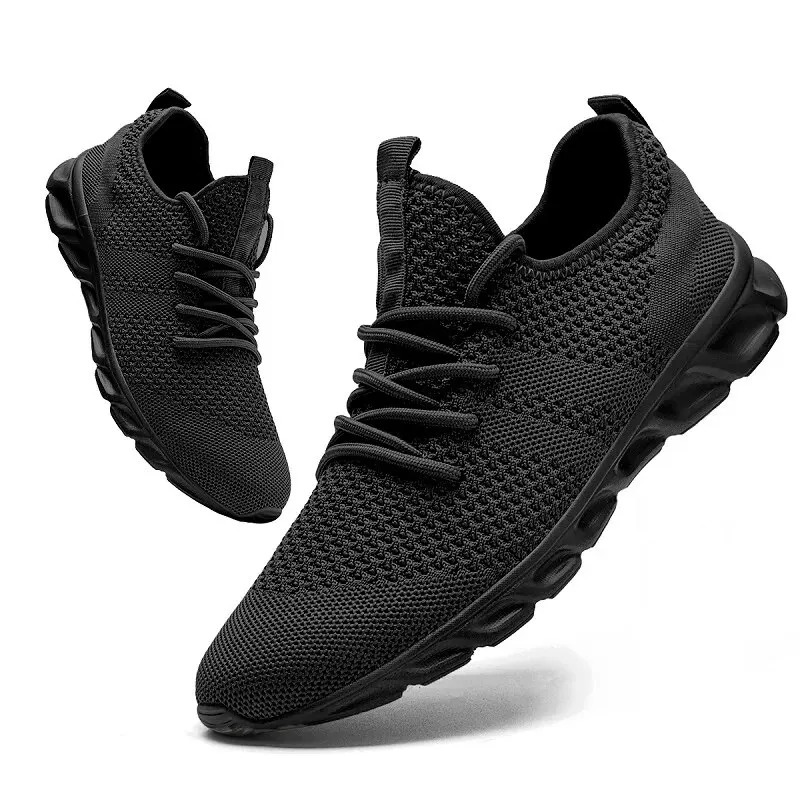 Men Casual Sport Shoes Light Sneakers White Outdoor Breathable Mesh Black Running Shoes Athletic Jogging Tennis Shoes 240708