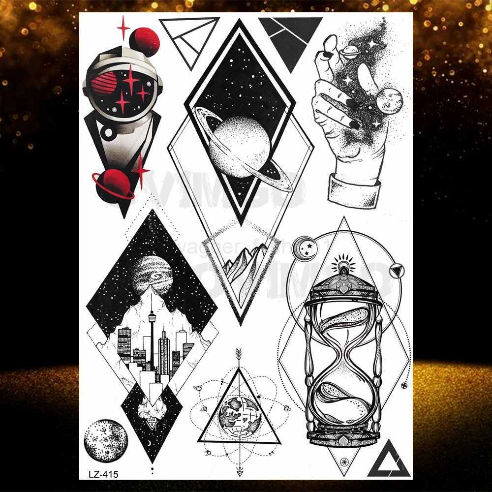 Chicano Bandit Mexico Temporary Tattoos For Men Women Fake Car Nun Tattoo religion Stickers Realistic Back Waterproof TatoosB240712