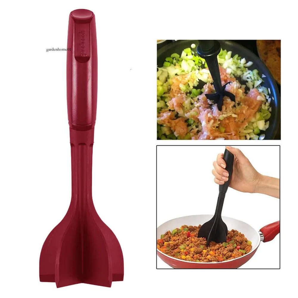 Heat Resistant Masher Smasher For Hamburger Meat Food Utensil Ground Beef Chopper 0711