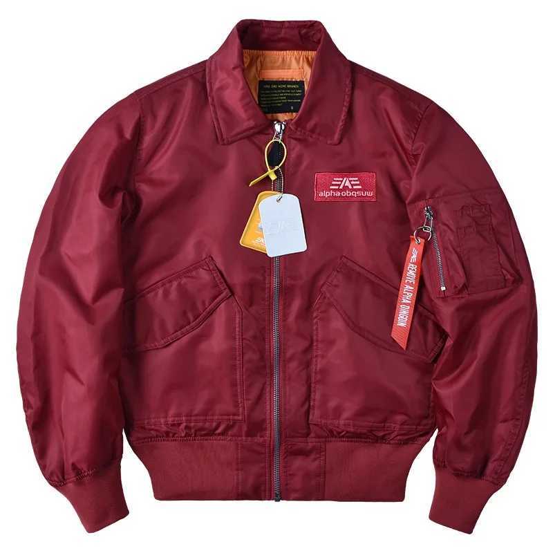 Men's Jackets New Alpha Martin Spring and Autumn Bomber Pilot Jackets Mens Tactical Jackets Classic Fashion Casual Loose Baseball Jackets J240705