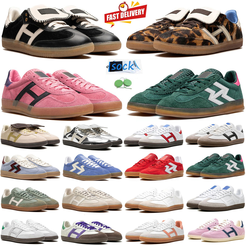 Casual Shoes For Men Women Flat Platform Sneaker Low Leopard Hair Brown White Black Green Orange Red Royal Blue Crystal Beige Burgundy Man Trainers Sports Sneakers