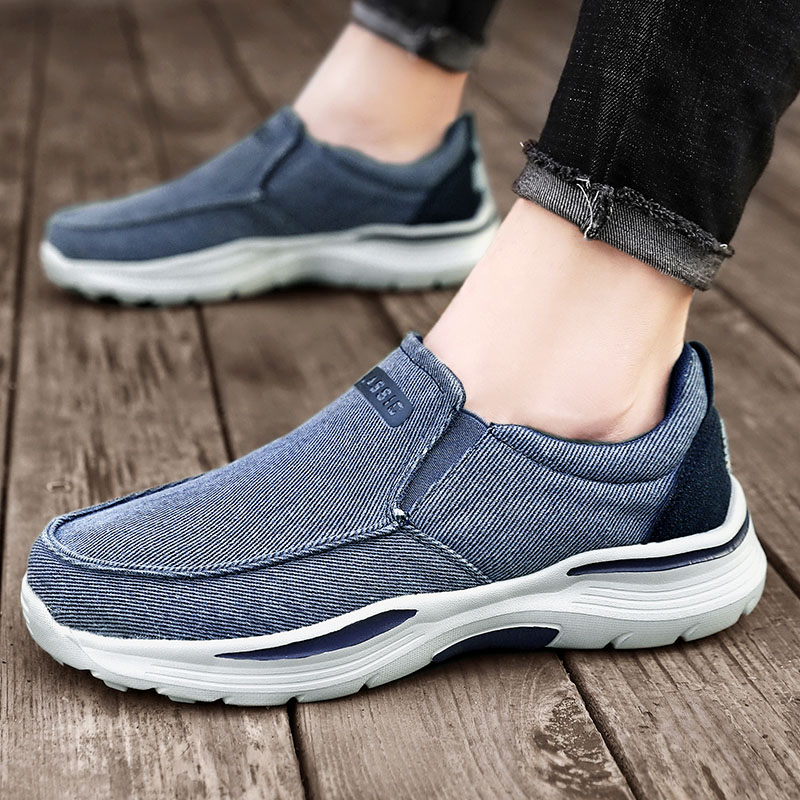 Casual Shoes for Adults Men's Work Shoes Comfortable Slip-on Shoes Round Toe Shoes Elevated Walking Shoes Trendy Casual People