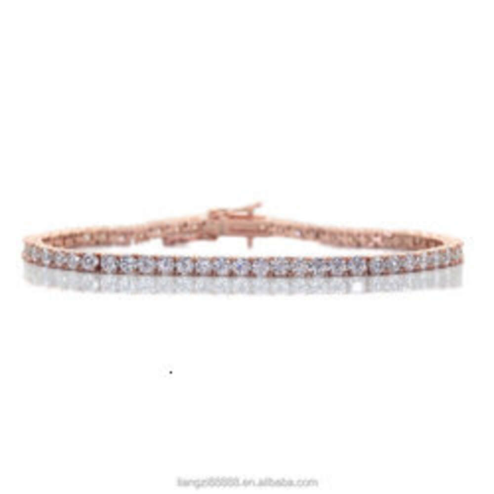 5mm Bracelet Vvs Moissanite Factory Oem Odm Pass Dia Tester Iced Out Tennis Chain Sier Hip Hop Jewelry