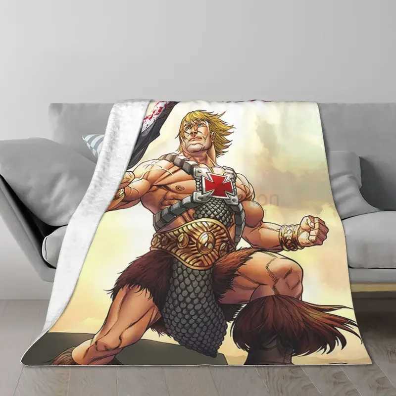 He-Man Masters Of The Universe Blankets Fleece All Season anime Multifunction Lightweight Thin Throw Blanket Office BedspreadsB270712