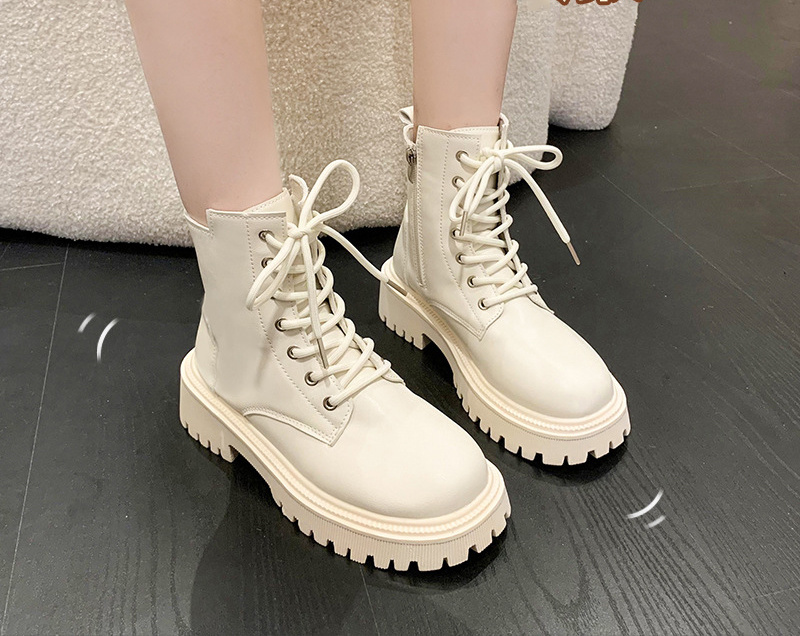 2024 Fashion New Comfortable and Durable Explosive Casual Thick Bottom Motorcycle Martin Boots