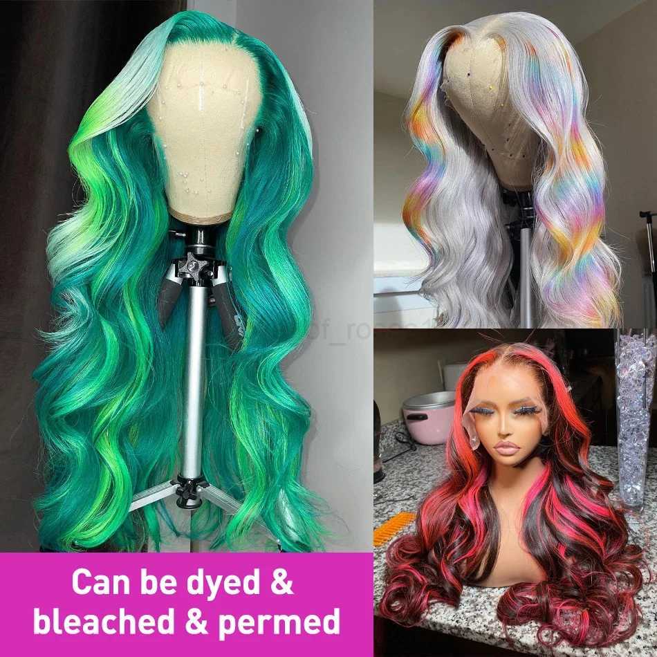 30 40 Inch 613 Honey Blonde Color 13x6 Body Wave Lace Front Wigs 13x4 Lace Frontal Brazilian Wig 360 Lace For WomenM240712