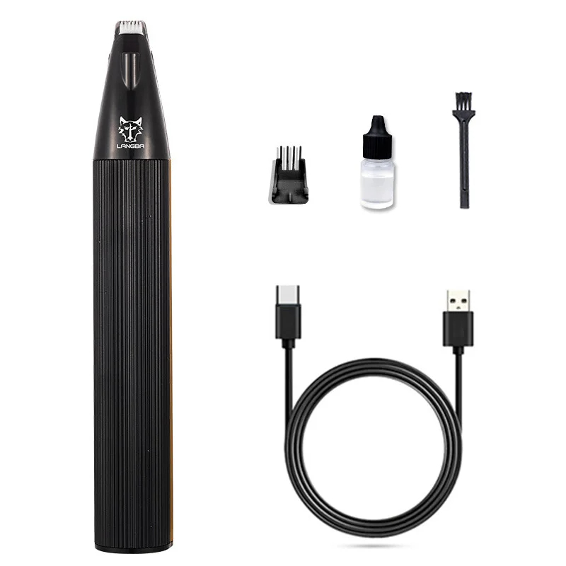 Aluminum Alloy Clipper Rechargeable Pet Foot Hair Trimmer For Dog/Cats Grooming and Care Electric Hair Cutting Machine 2 Colors