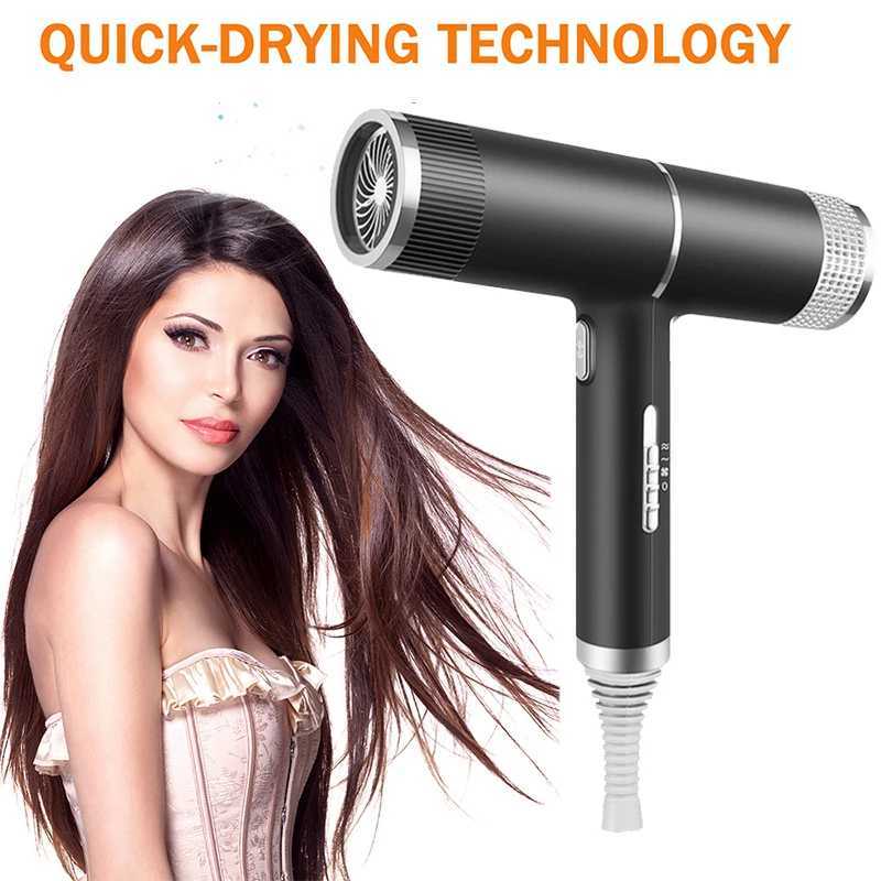 Hot and cold air ultra quiet negative ion temperature adjustable hair dryer professional salon styling tool W241018