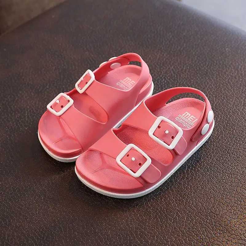 Kids Sandals Boys Girls Beach Shoes Soft Lightweight Closed-Toe Outdoor Childrens Toddler Sandasl for Baby Shoes Summer W250221