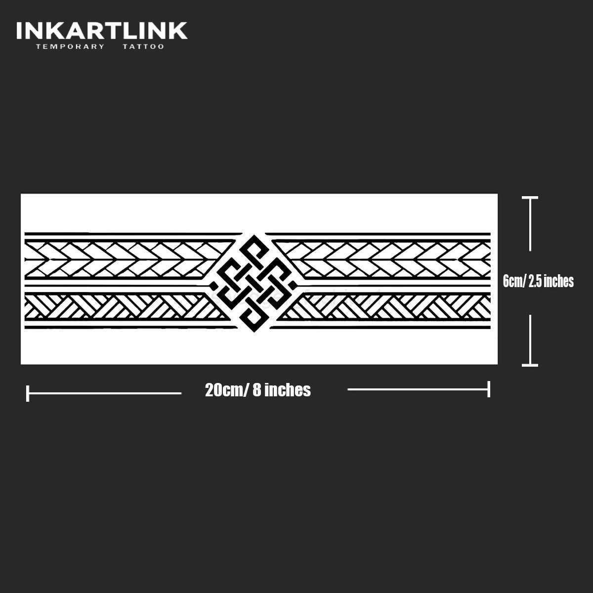 Armband Temporary TattooLasts To 15 Days New Technology Magic Waterproof Semi Permanent Sticker.B240712