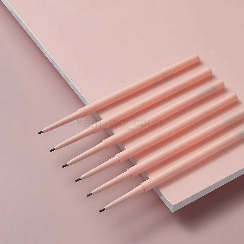 Pink Ultra Fine Eyebrow Pencil Print Long-lasting Precise Eyebrow Enhancers Eye Brow Pen Makeup Cosmetics Wholesale 20pcsM240712