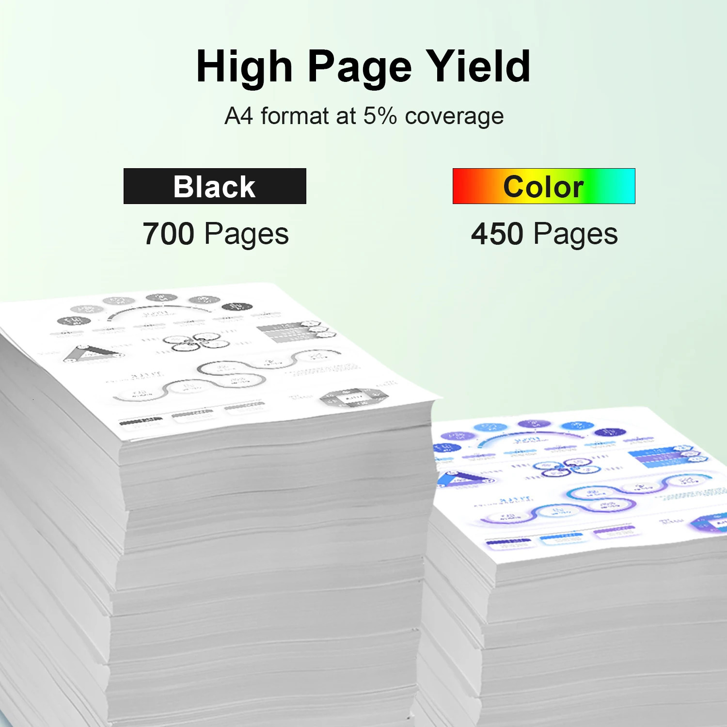 KT INK 305XL Ink cartridge Compatible for HP 305 for HP 305XL DeskJet 2700 2710 2721 2722 4120 4110 4130 1210 6010 240711