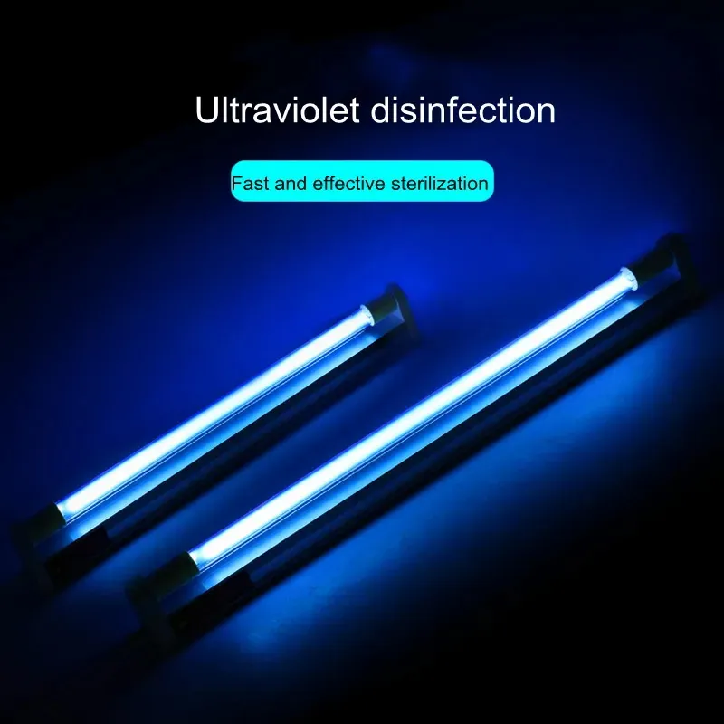 UVC Tube Light 110V 220V 4W 6W 8W with Ozone UVC Germicidal Light T5 Disinfection Tube Sterilization UV Lamp for Hospital LL