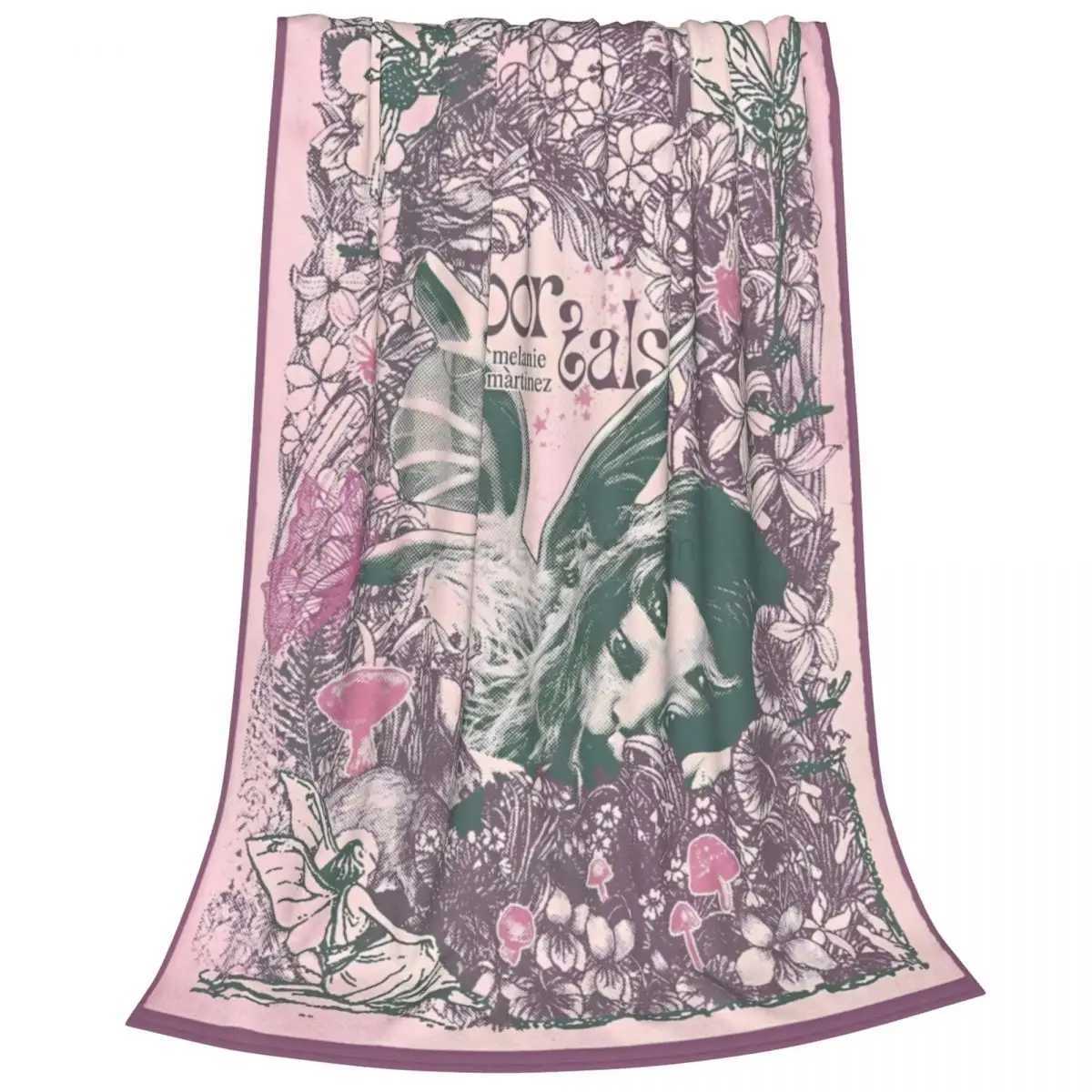 Melanie Martinez Portals Blanket Fleece All Season Breathable Lightweight Thin Throw Blanket for Sofa Travel Bedding ThrowsB270712