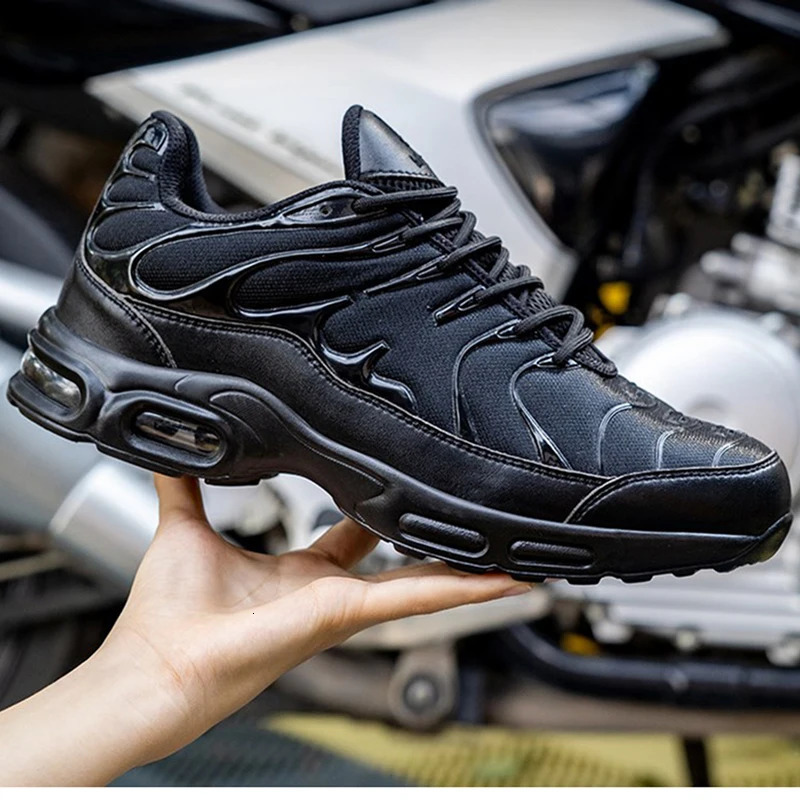 Air Cushion Men Boots Work Sneakers Lightweight Breathable With Steel Toe Safety Shoes PunctureProof H883 240702 - view 6