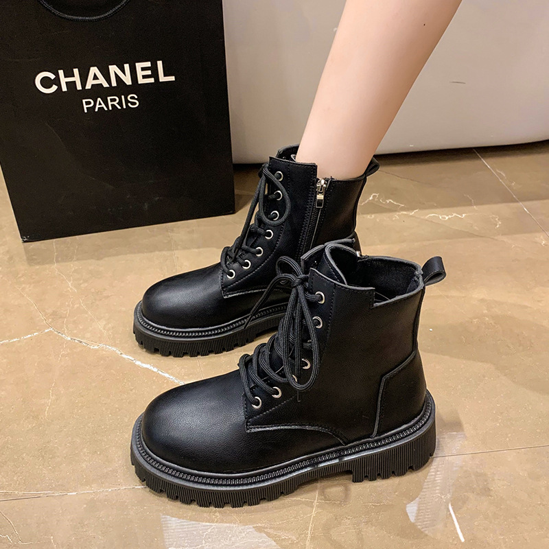 2024 Fashion New Comfortable and Durable Explosive Casual Thick Bottom Motorcycle Martin Boots