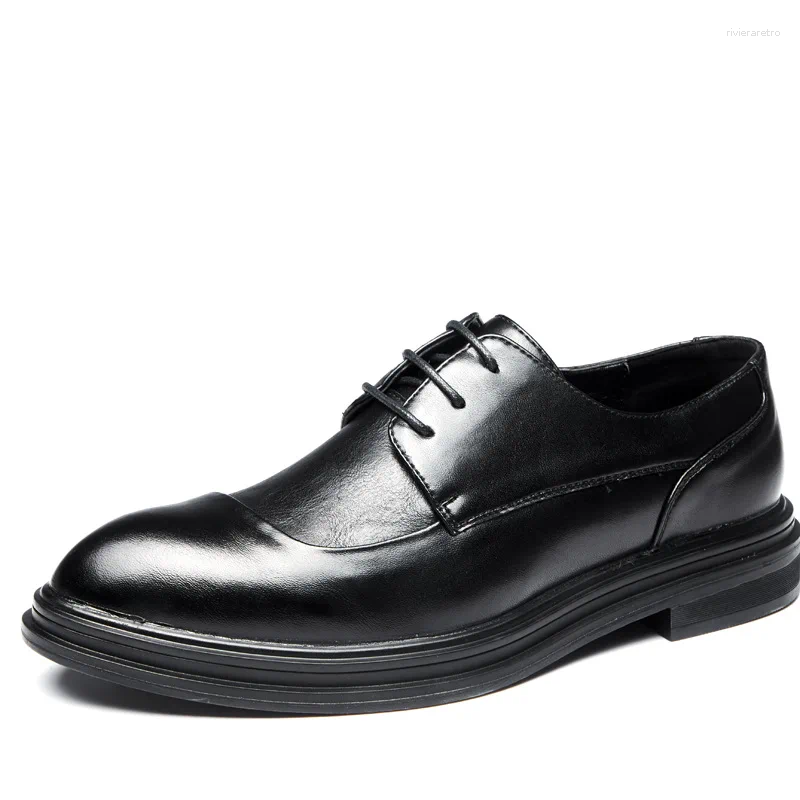 Casual Shoes Zemo More Oxford Mens Dress Formal Business Lace-Up Leather Minimalist For Men