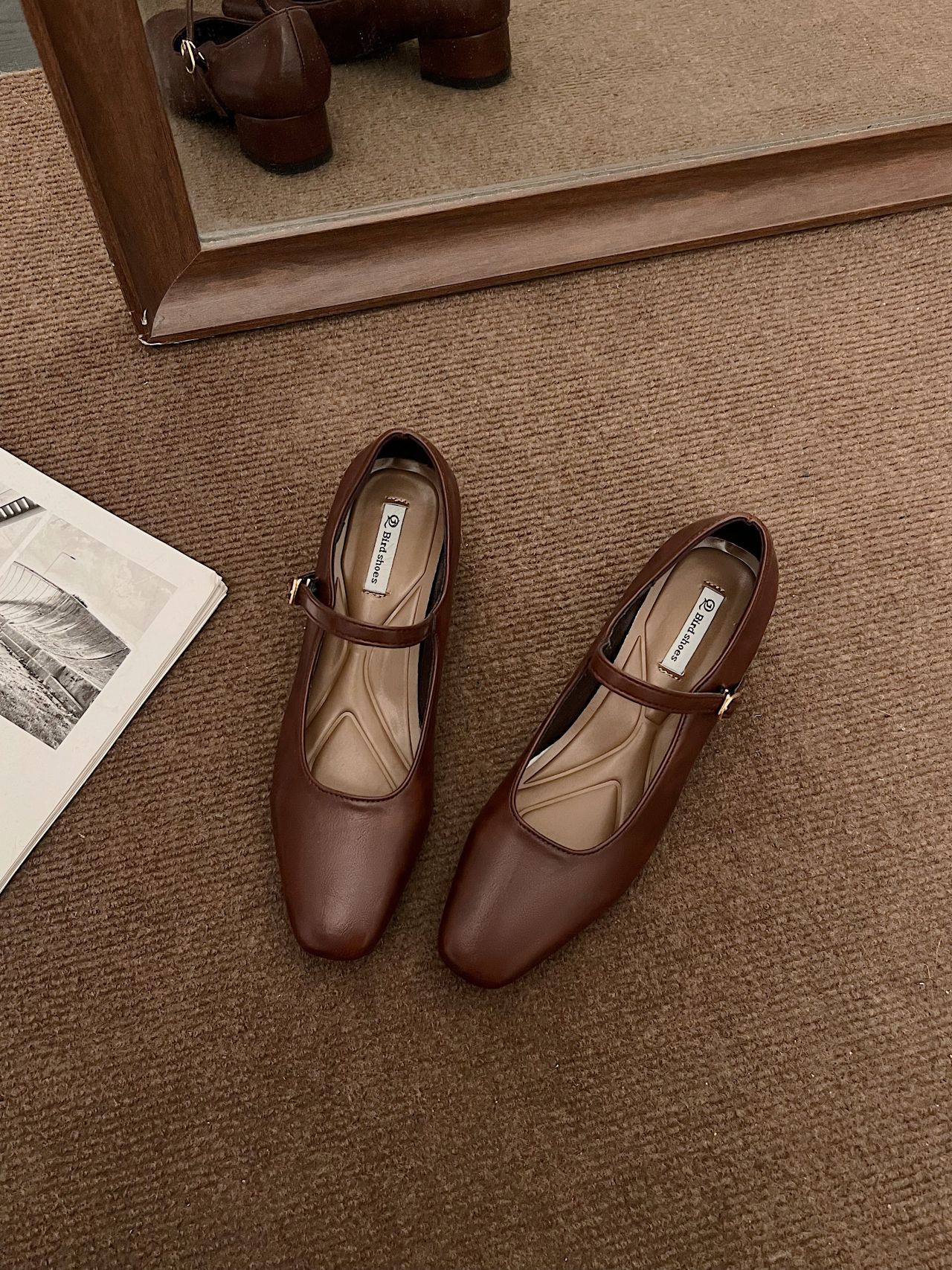 Women Casual Shoes France Fairy Gentle Vintage Style New Design Triple Black fashion