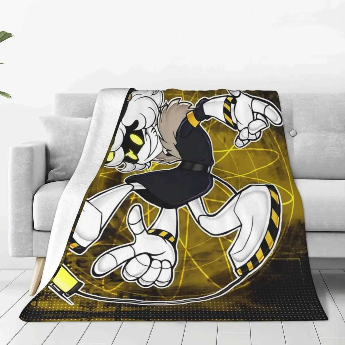 Horror Murder Drones Blanket Velvet Uzi Doorman Games Super Soft Throw Blanket for Outdoor Travel Bedroom QuiltB270712Blanket