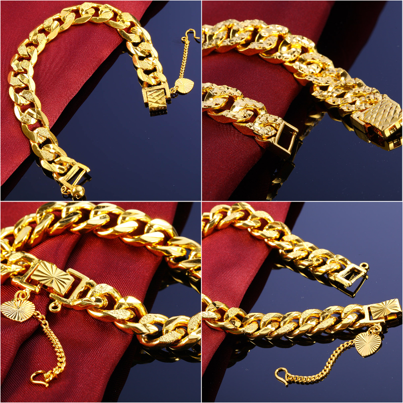 Dépenser concepteur bracelet cubain liaison vintage golwlrey masque de concepteur bracelet 24k plaqué en or bracelet hip hop bracelet dubai cadea