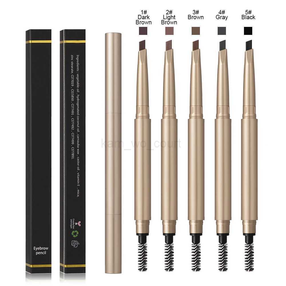 Custom Brow Pencil Wholesale Makeup Double-headed Triangle Automatic Eyebrow Pencil Private Label Cosmetics For BusinessM240712