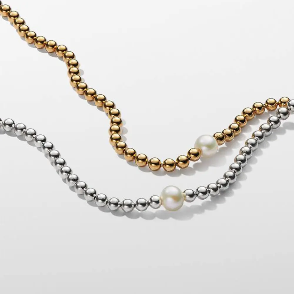 2024 Sterling Silver Chain Bracelets Women Pearl Adjustable Bracelet Charms Accessories Fashion Jewelry Gift DIY