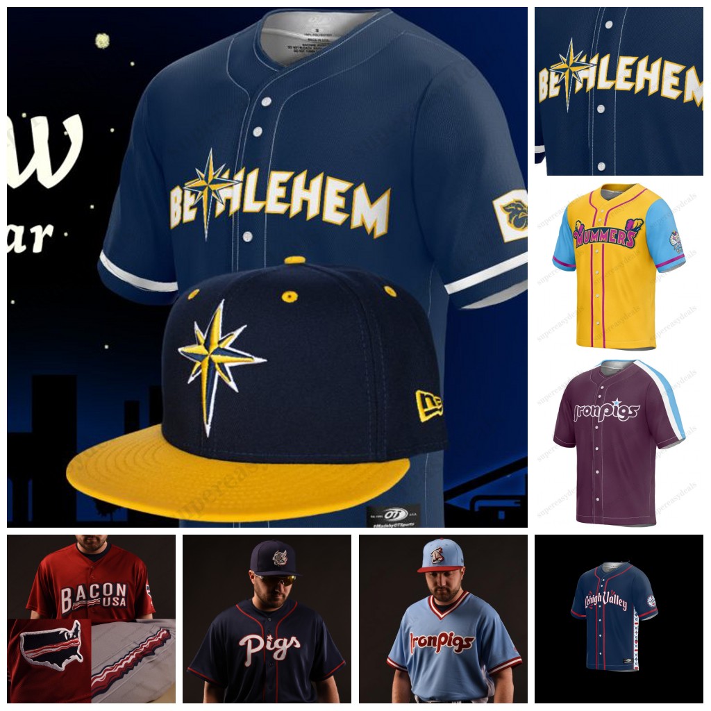 28 Contreras 29Haley Lehigh Valley IronPigs 2023 Baseball Jersey Embroidered Classic 38Tarnok