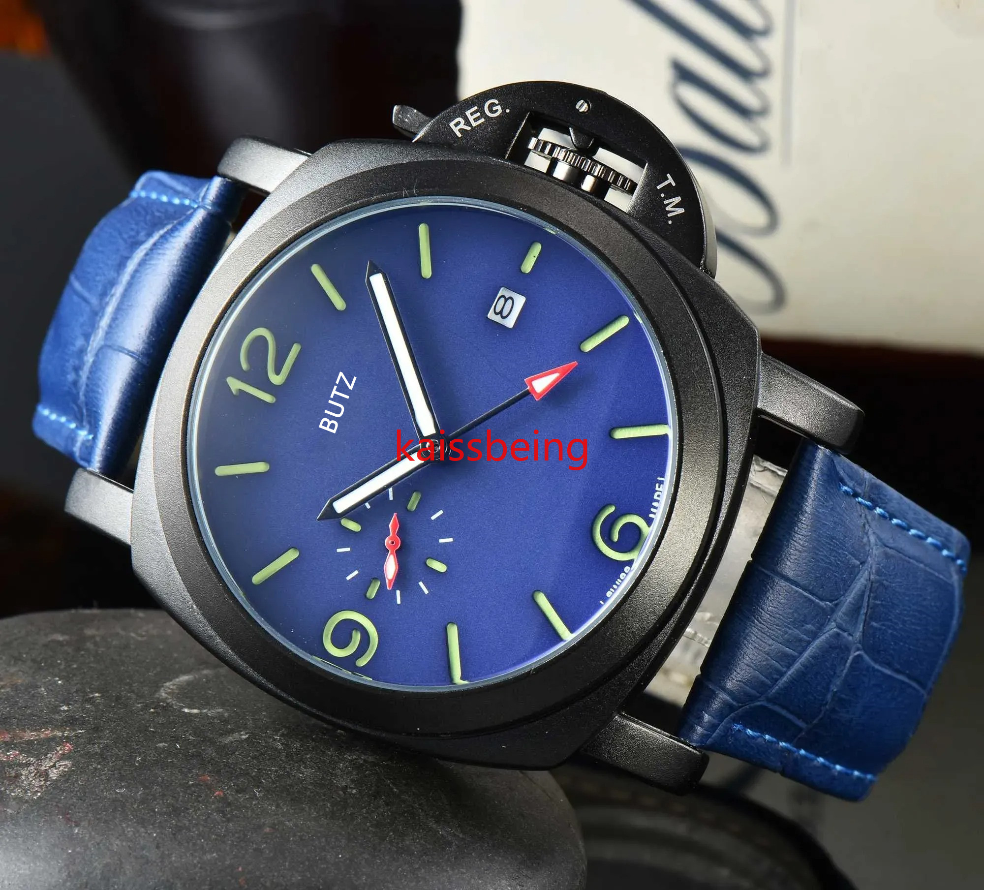 DES Men's luxury watches top designer high quality datejust 43mm five-hand quartz watch waterproof sports watch luxury watch