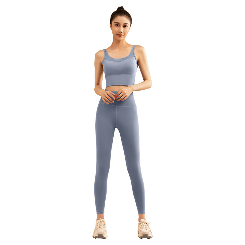 's New Spring Summer Clothes for Women's Fitness, High Waist Hip Lifting, Slimming Yoga and Fitness Pants, Sports Set Yoga Jackets for Women