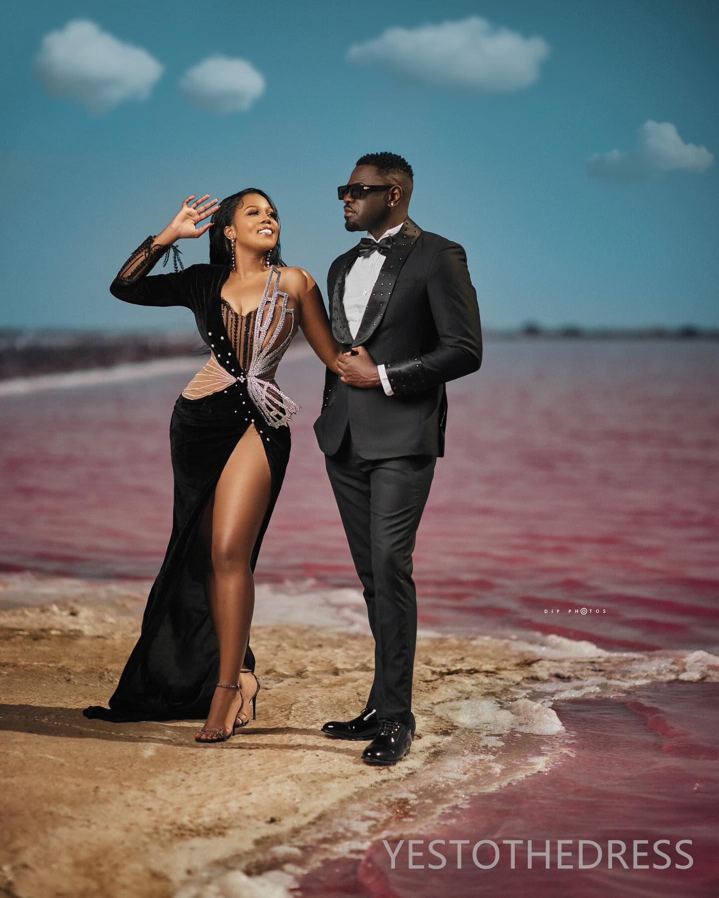 R&W 2024 Mixed Color Prom For Special Ocns One Shoulder Promdress Evening Dresses Elegant Illusion Side Split Beaded Birthday Dress Vestido De Gala AM