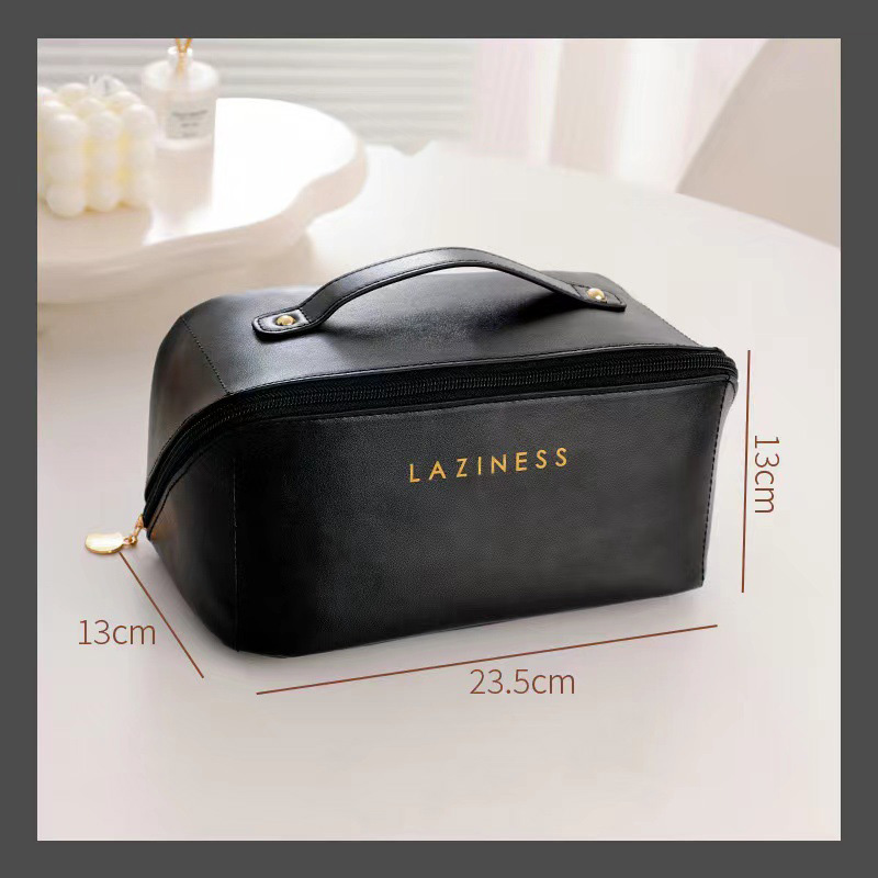 Tote pillow makeup bag ins senior sense net red pu makeup bag travel storage bag large capacity wash female bag