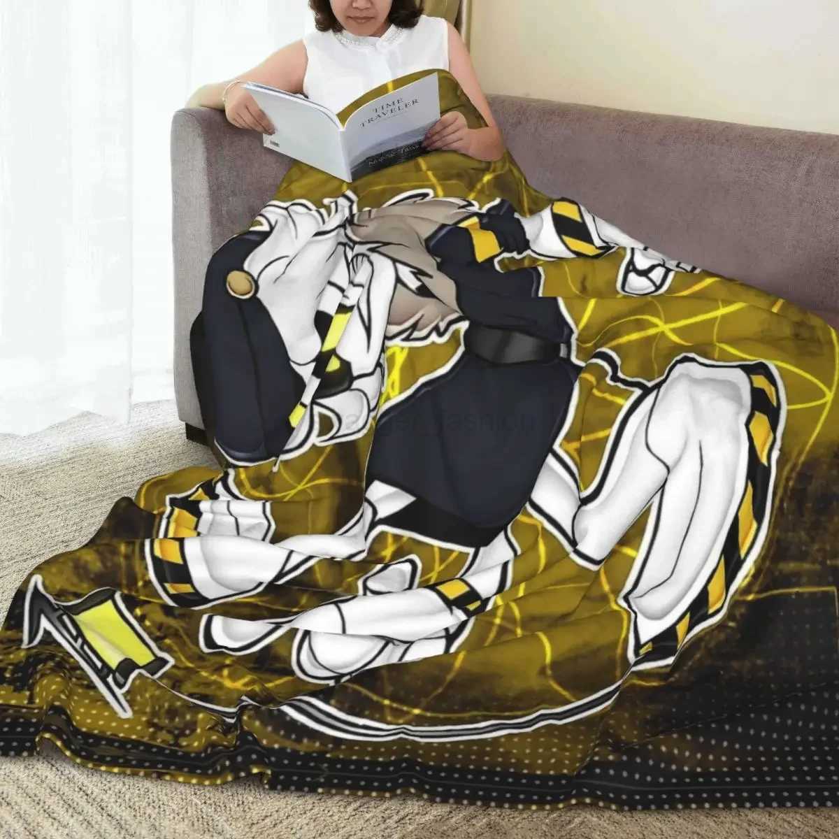 Horror Murder Drones Blanket Velvet Uzi Doorman Games Super Soft Throw Blanket for Outdoor Travel Bedroom QuiltB270712Blanket