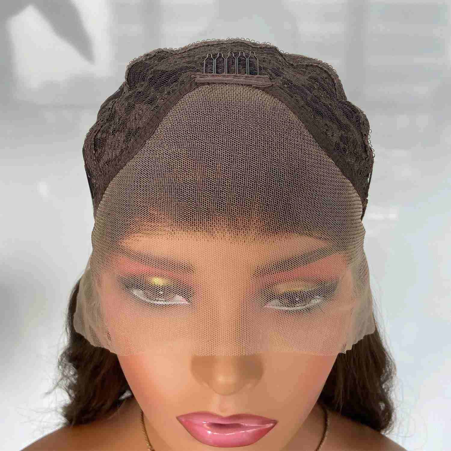 RDY Chocolate Brown Wig Loose Deep Wave Synthetic Lace Front Wig Glueless Natural Hairline Brunette Hair Frontal Wigs for WomenM240712