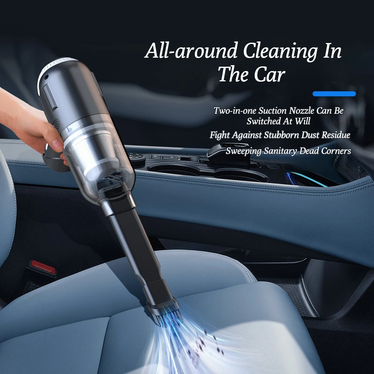 75000Pa Vacuum Cleaner Wireless Pet Hair Cleaning Remover Grooming Tools For Cats Dogs Rechargeable Household Car Vacuum Cleaner