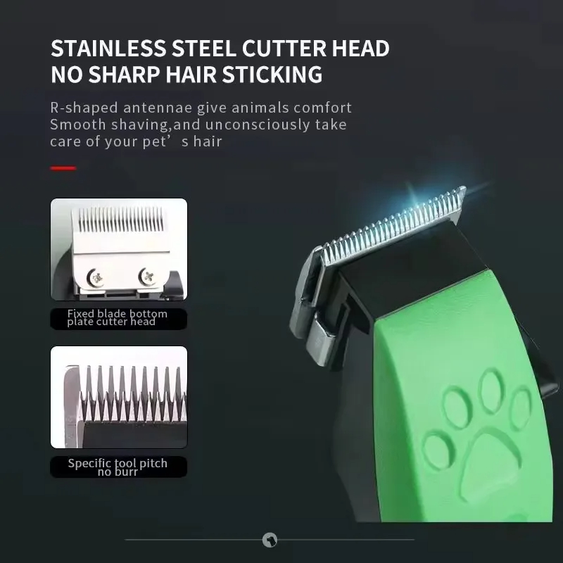 Pet Grooming Hair Clippers Cordless Electric Dog Pet Clipper Rechargeable Cat Hair Trimmer For Dogs Adjustable