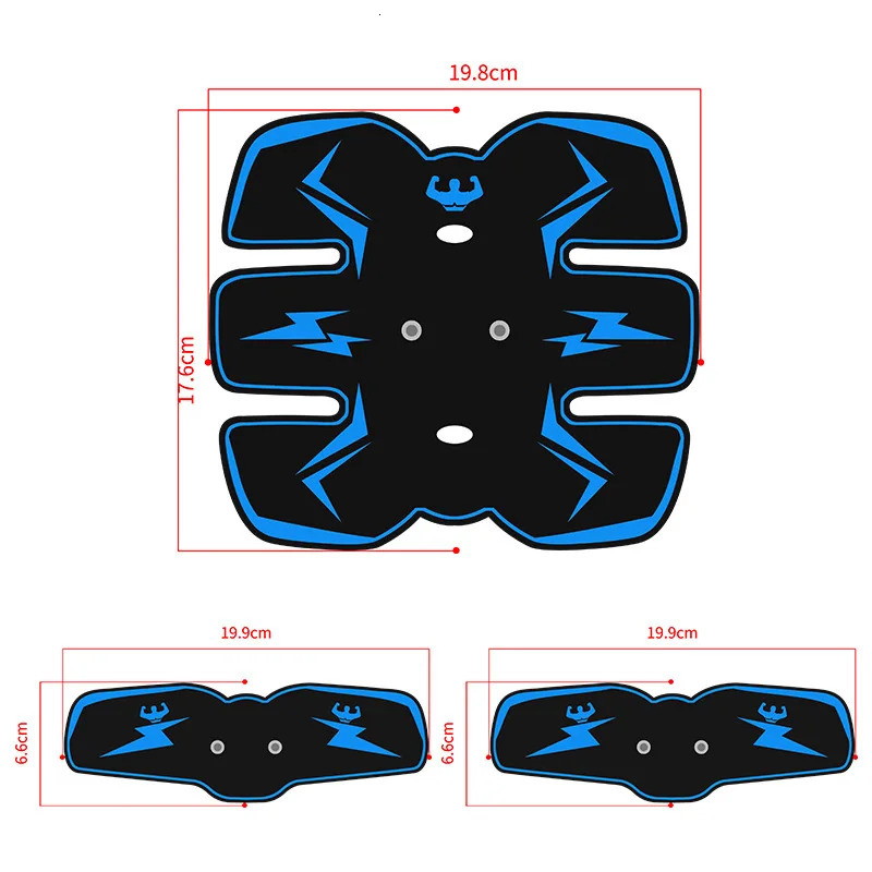 USB Rechargable EMS Muscle Stimulator Electric Massage Therapy Pain Relief Weight Loss MeridianFull Body Massager Fitness 240711