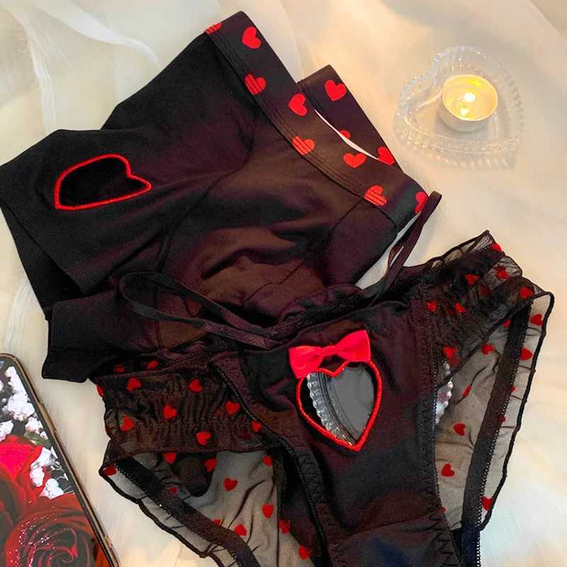 New Couples Underwear Men Boxer Shorts Women Sexy Panties Underpant Men And Women Lingerie Lovers Underpants Lingerie BriefsXJ250103