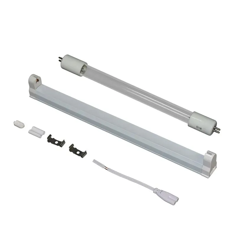 UVC Tube Light 110V 220V 4W 6W 8W with Ozone UVC Germicidal Light T5 Disinfection Tube Sterilization UV Lamp for Hospital LL