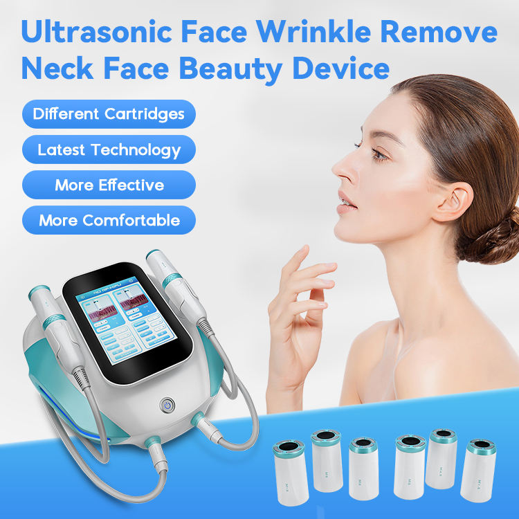 Hot Top Quality RF HIFU Skin Rejuvenation Face Lifting Weight Loss Multifunction High Intensity Focused Ultrasound Treatment Machine With 6 Cartridges