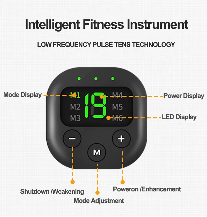 USB Rechargable EMS Muscle Stimulator Electric Massage Therapy Pain Relief Weight Loss MeridianFull Body Massager Fitness 240711