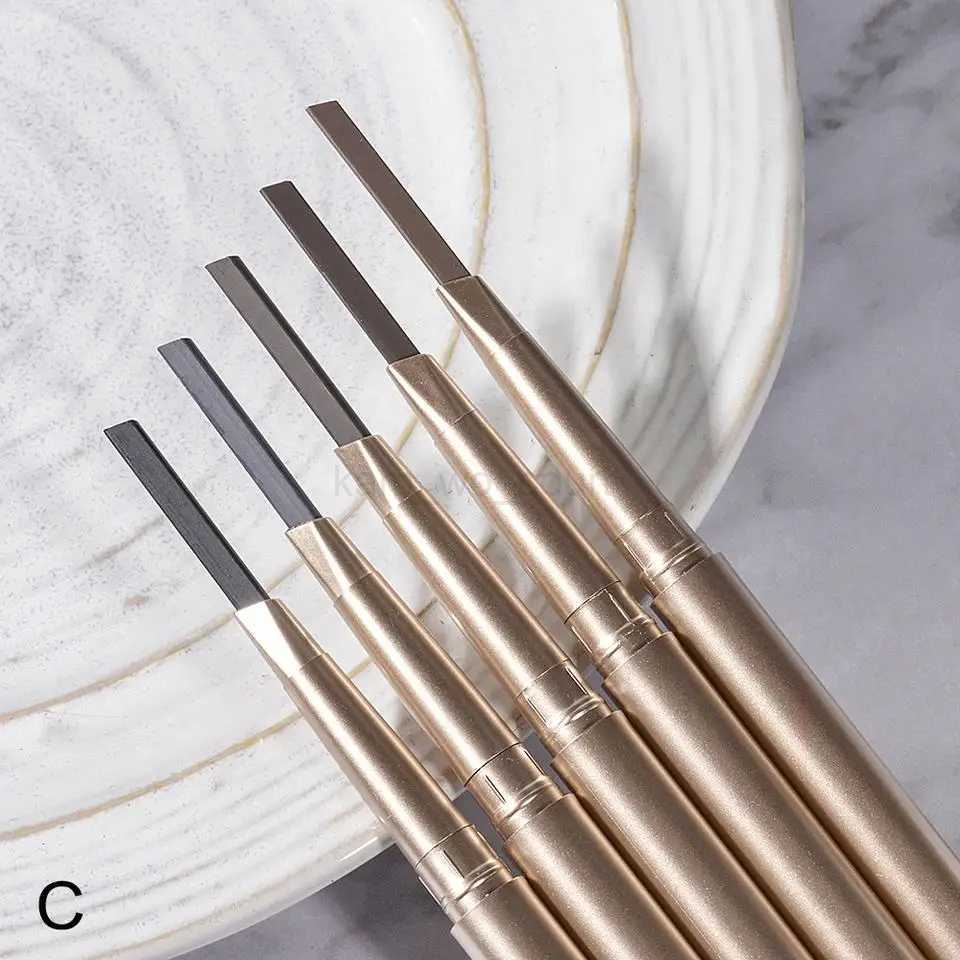 Custom Brow Pencil Wholesale Makeup Double-headed Triangle Automatic Eyebrow Pencil Private Label Cosmetics For BusinessM240712