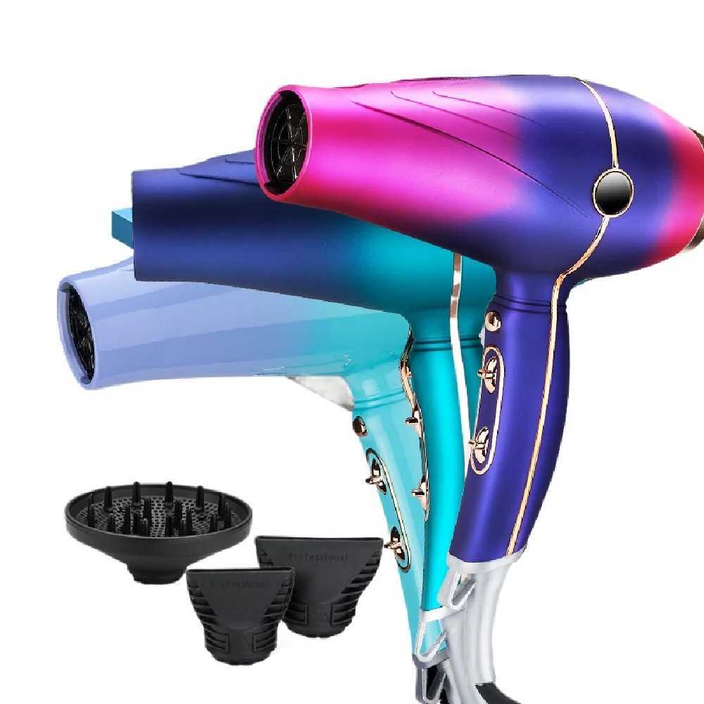 Gradient Color Hair Dryer 2000W 2.5m Cord Length suitable for salons and homes W241018