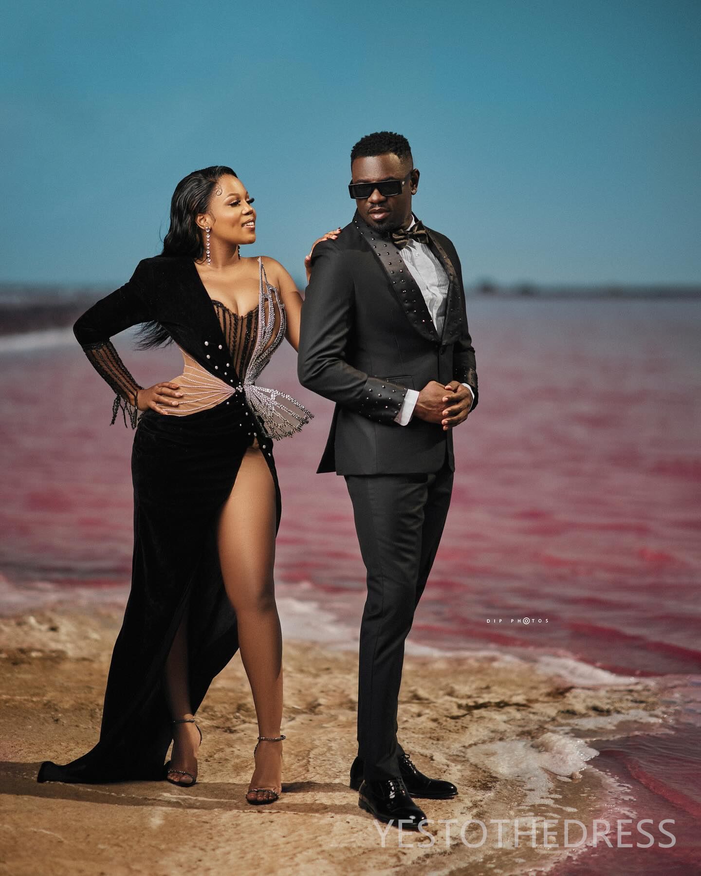 R&W 2024 Mixed Color Prom For Special Ocns One Shoulder Promdress Evening Dresses Elegant Illusion Side Split Beaded Birthday Dress Vestido De Gala AM