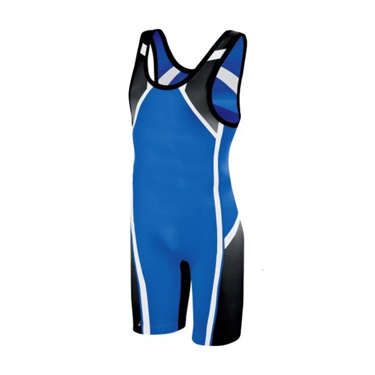 Youth Adult Wrestling Singlets Suit Boxing Triathlon One Piece Bodysuit Iron Swimwear Gym Sport Fitness Skinsuit Running Wear 240711