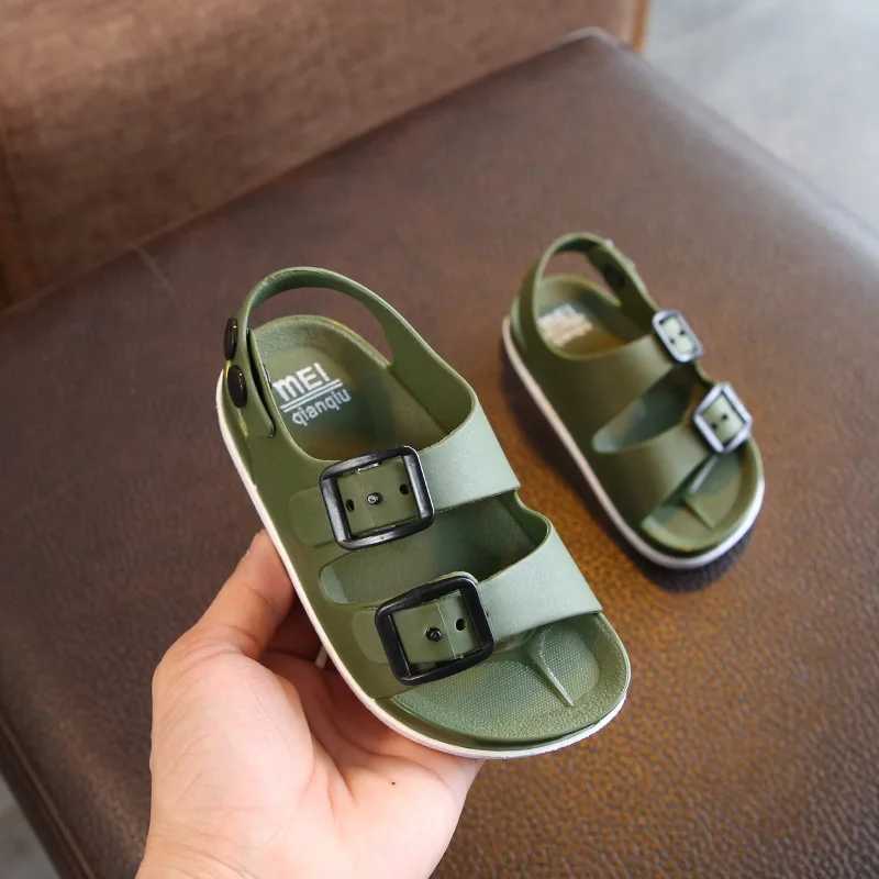 Kids Sandals Boys Girls Beach Shoes Soft Lightweight Closed-Toe Outdoor Childrens Toddler Sandasl for Baby Shoes Summer W250221