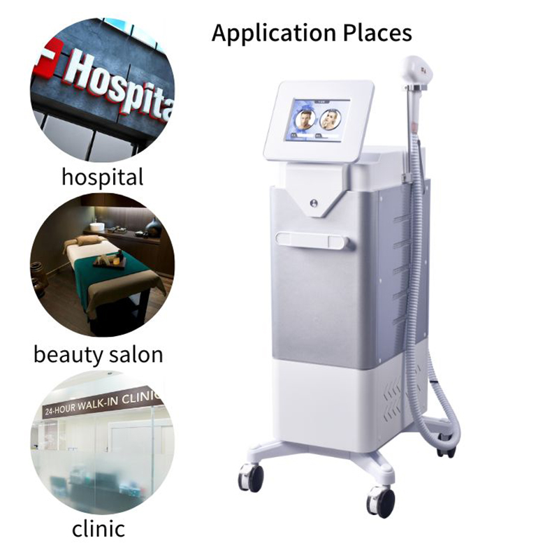2 IN 1 Ce Approved 808nm Diode Laser Diode Laser Hair Removal 755 808 1064nm Machine Nd-Yag Laser Tattoo Removal Machine