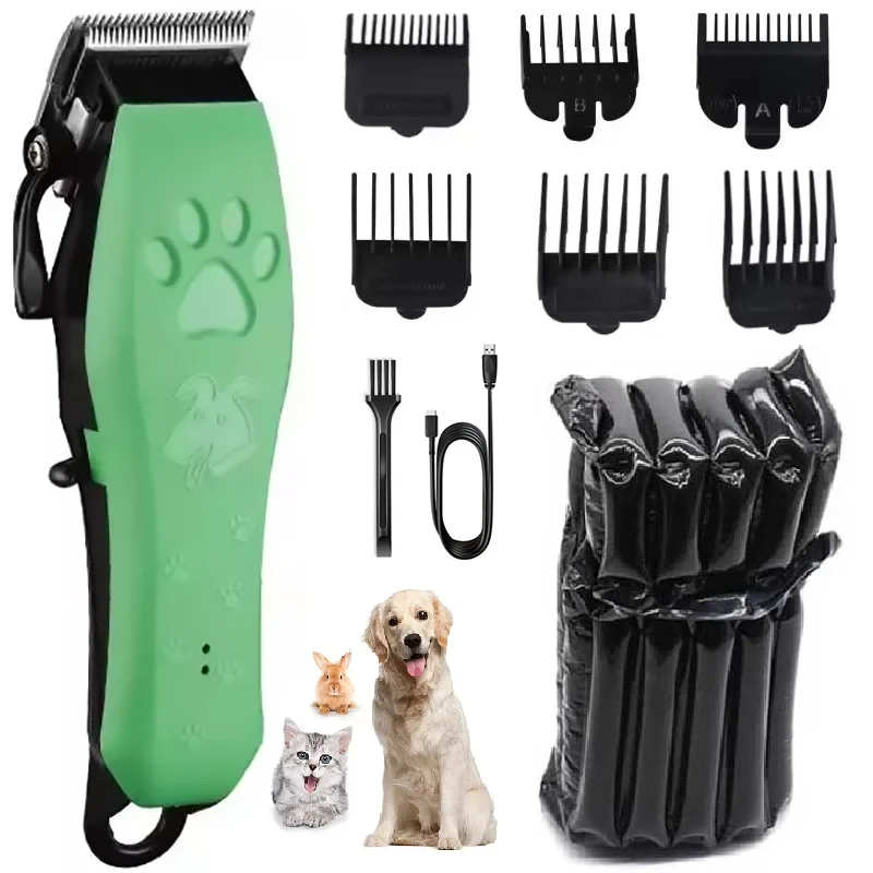 Pet Grooming Hair Clippers Cordless Electric Dog Pet Clipper Rechargeable Cat Hair Trimmer For Dogs Adjustable