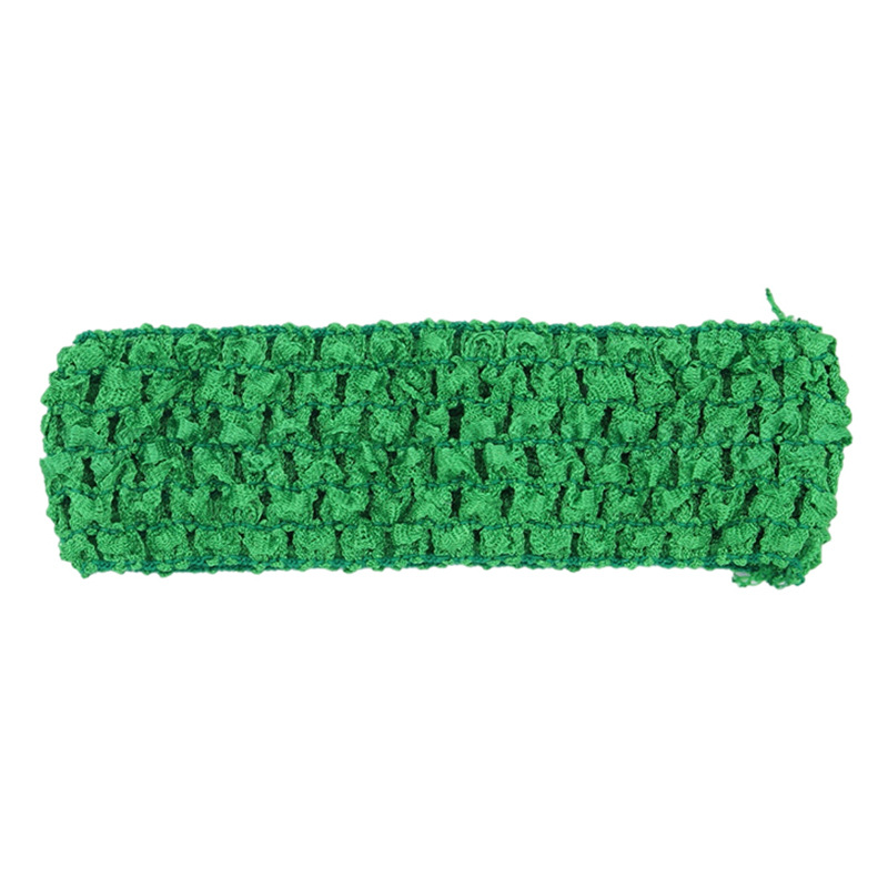 Crochet Elastic Hair Band Scrunchie For Girl Baby Bow Flower Headwear Accessories Soft 14X4CM Headband Woman Children Ponytail Holders Hairband FD6502
