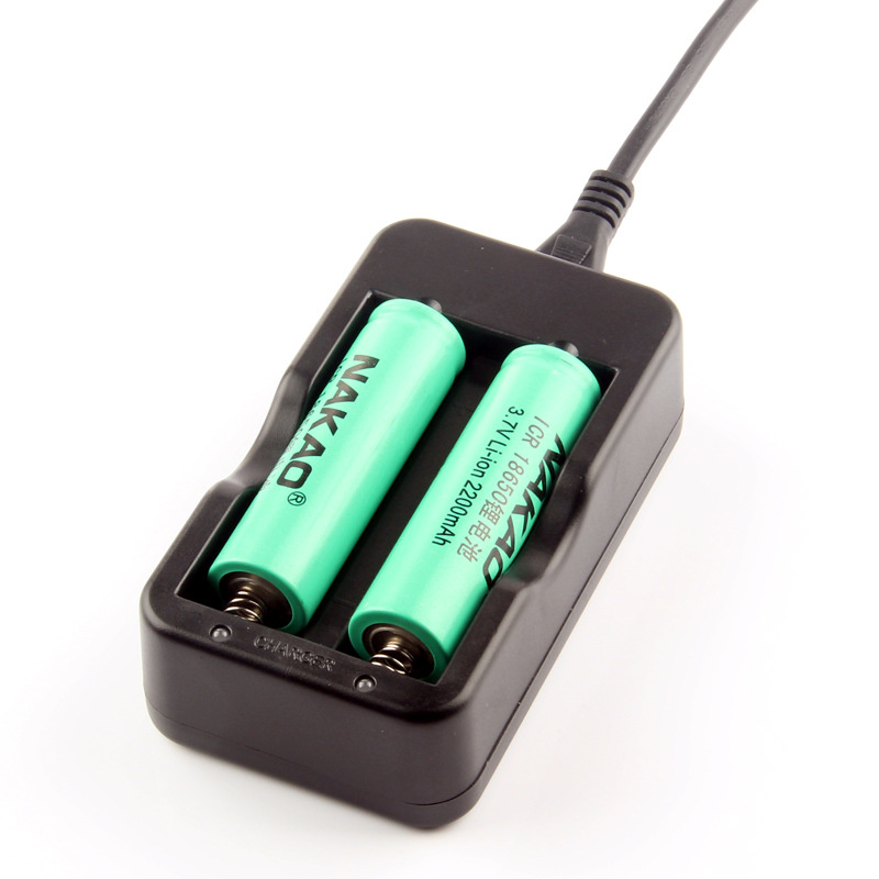 NO 25 18650 Dual Charger Li-ion Battery Charger Dual Slot Charger EU Individual Dual Charger